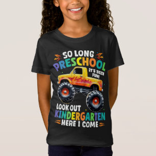 So Long Preschool Graduation Monster Truck T-Shirt