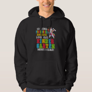 So Long Preschool Kindergarten It's Been Fun Grad Hoodie