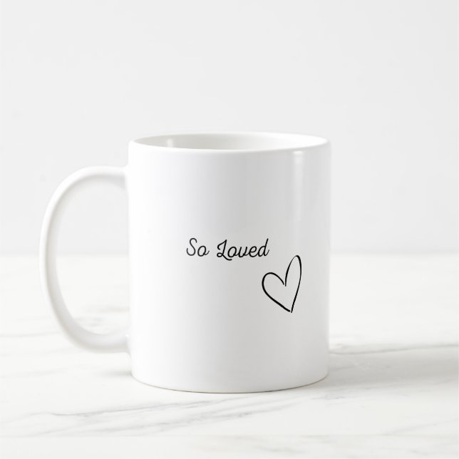 "So Loved" Mug (Left)