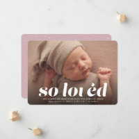 So loved Valentine's Day photo pink birth