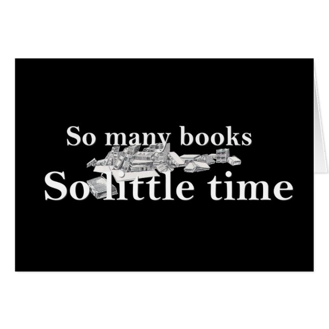 So Many Books (Front Horizontal)