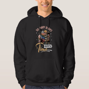 So Many Books & Little Time - Book Lover's Dilemma Hoodie