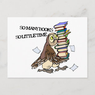 So Many Books Postcard