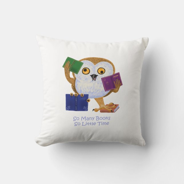 So Many Books So Little Time Cushion (Front)