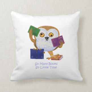 So Many Books So Little Time Cushion