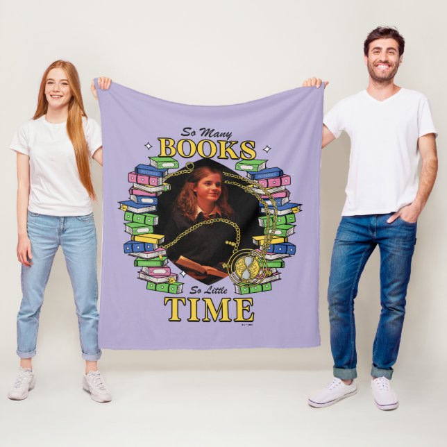 So Many Books, So Little Time Fleece Blanket (In Situ)