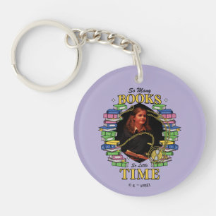 So Many Books, So Little Time Key Ring
