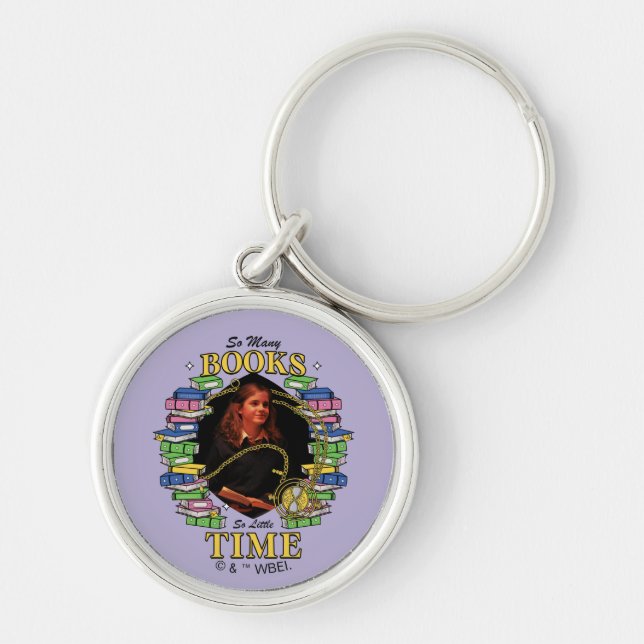 So Many Books, So Little Time Key Ring (Front)