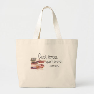 So many books, so little time library tote