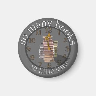 so many books so little time magnet