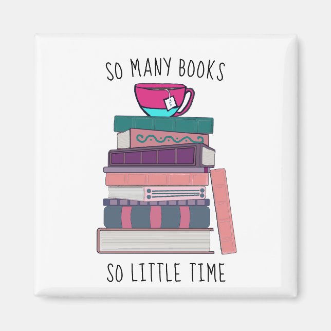 so many books so little time magnet (Front)