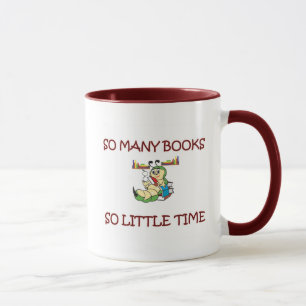 SO MANY BOOKS SO LITTLE TIME MUG