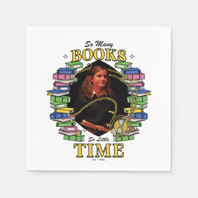 So Many Books, So Little Time Napkin (Front)