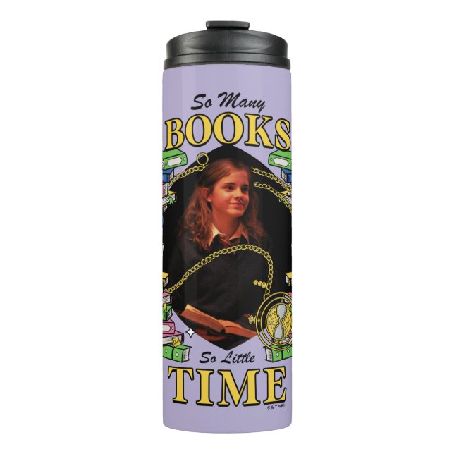 So Many Books, So Little Time Thermal Tumbler (Front)