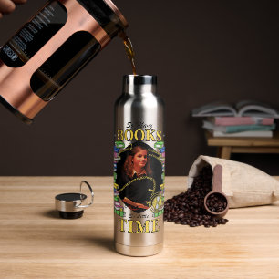 So Many Books, So Little Time Water Bottle