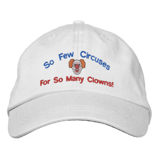 So Many Clowns Embroidered Hat