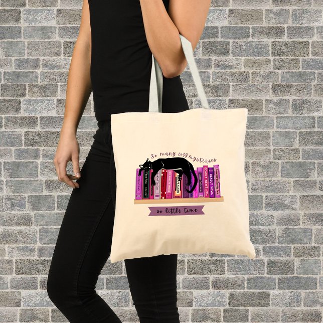So Many Cozy Mysteries So Little Time Tote (Creator Uploaded)