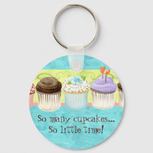 So Many Cupcakes, so Little Time!  Cupcake Art Key Ring