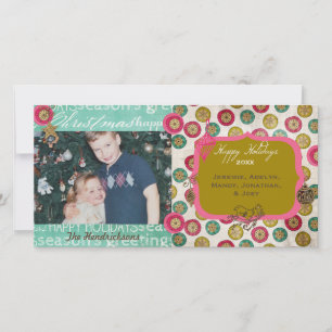 So Many Ornaments Christmas Holiday Photo Card