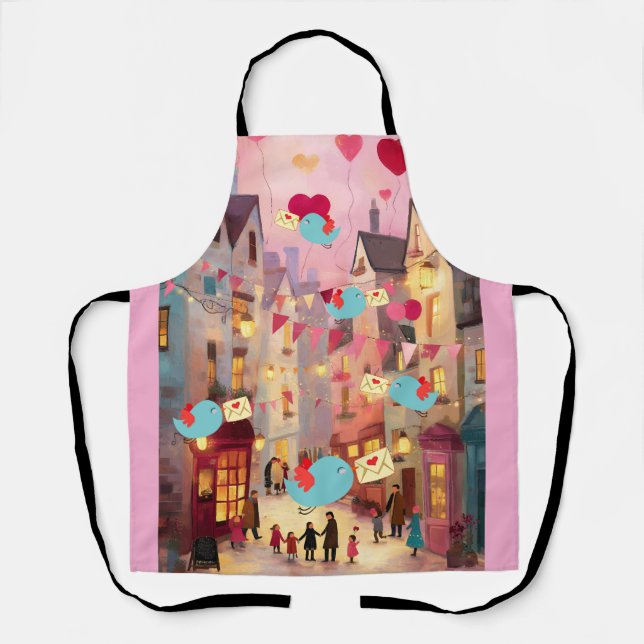 SO MANY VALENTINES FOR DELIVERY APRON (Front)