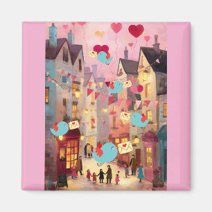 SO MANY VALENTINES FOR DELIVERY MAGNET