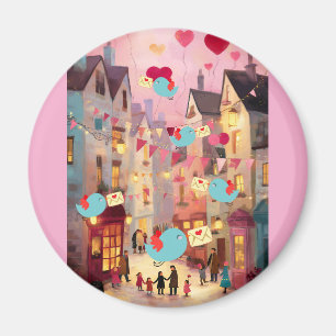 SO MANY VALENTINES FOR DELIVERY MAGNET
