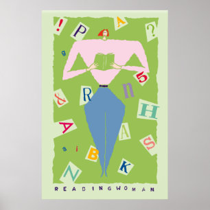 So Many Words, Reading Woman Poster