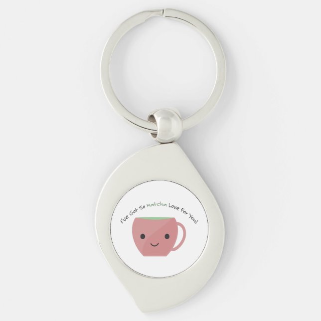 So Matcha Love For You Key Ring (Front)