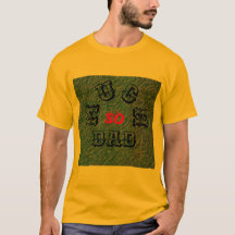 SO MUCH DAD -BLACK-RED-Men's Basic T-Shirt