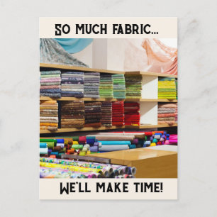 So much Fabric Holiday Postcard