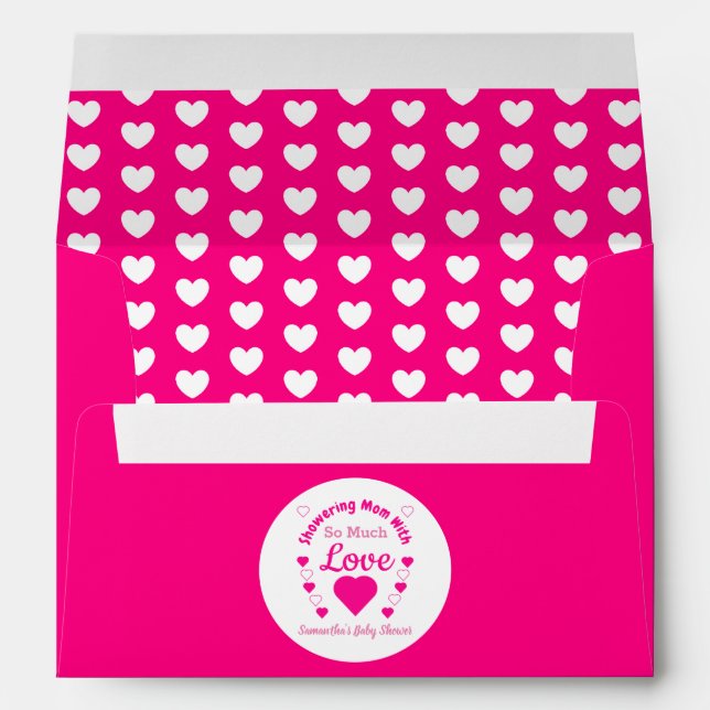 So Much Love Baby Shower Envelope (Back (Bottom))