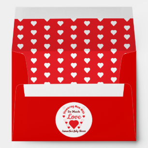 So Much Love Baby Shower Envelope