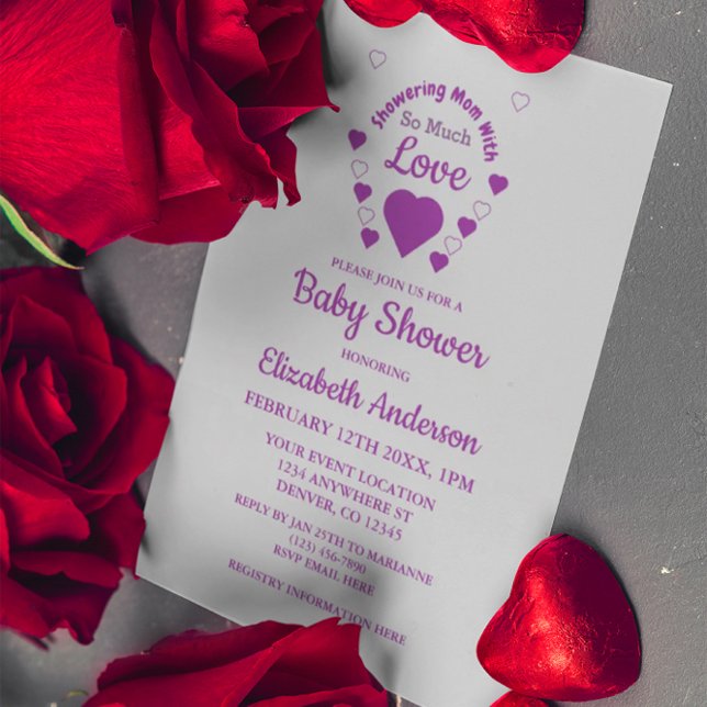 So Much Love Baby Shower Invitation (Creator Uploaded)