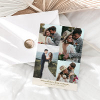 So Much Love Elegant Wedding Photo Cream