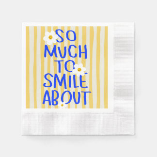 So Much to Smile About Napkin