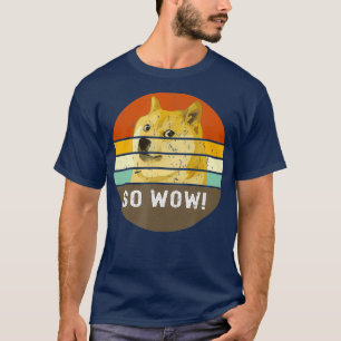 So Much Wow  Funny Hodl Dogecoin  Crypto Doge T-Shirt