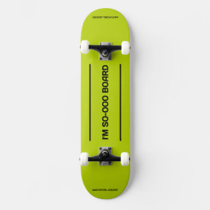 ...SO-OOO BOARD skateboard: lemon Skateboard