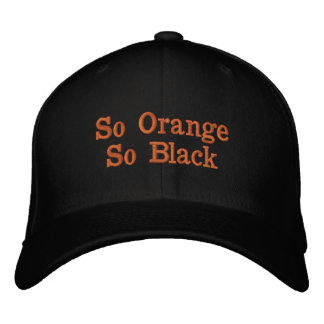 "So Orange. So Black" hat w/ "Bold Guard" on back
