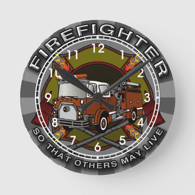 So Others May Live Firefighter clock (Front)
