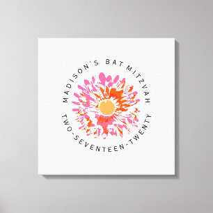 SO PRETTY Bat Mitzvah Sign In Memory Board