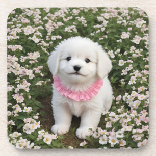 so pretty doggy coaster