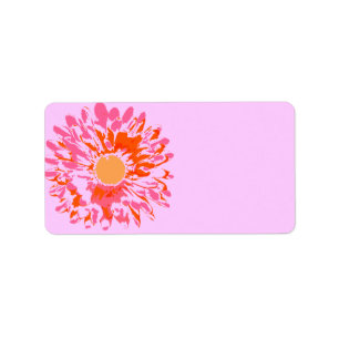 So Pretty Flower Bat Mitzvah print you own Label