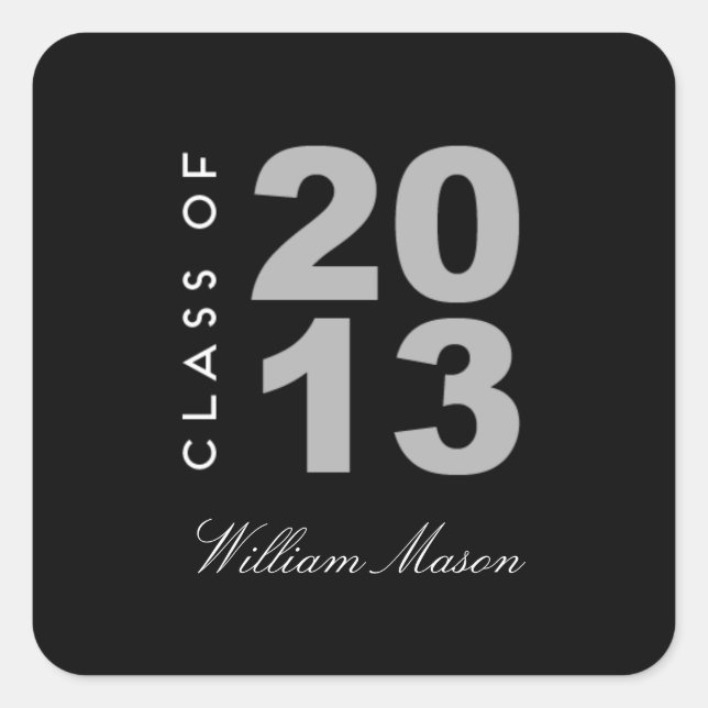 So Proud Graduation Favour Stickers (Front)