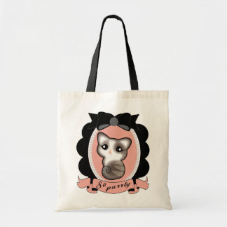 So purrty kitten tote bag