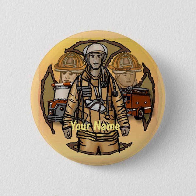 So Ready Firefighter pin  (Front)