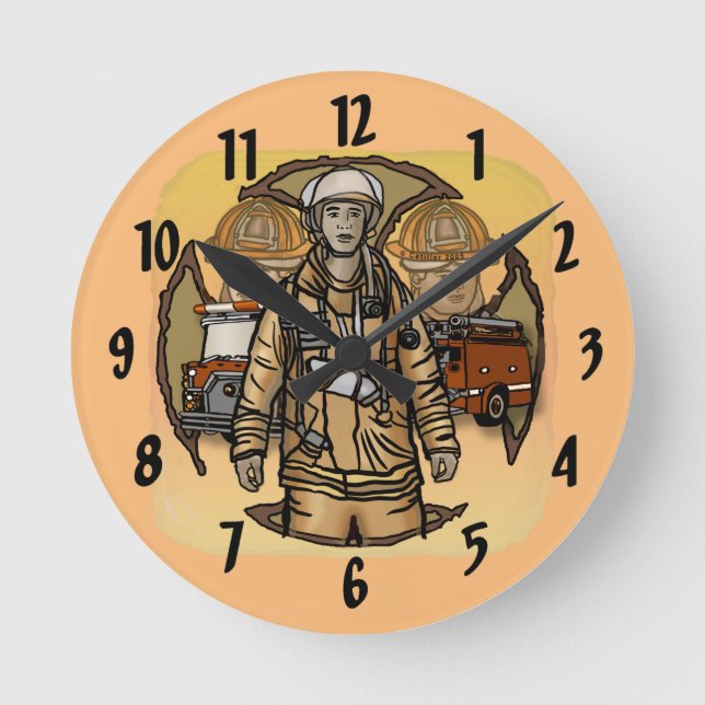 So Ready Firefighters clock (Front)