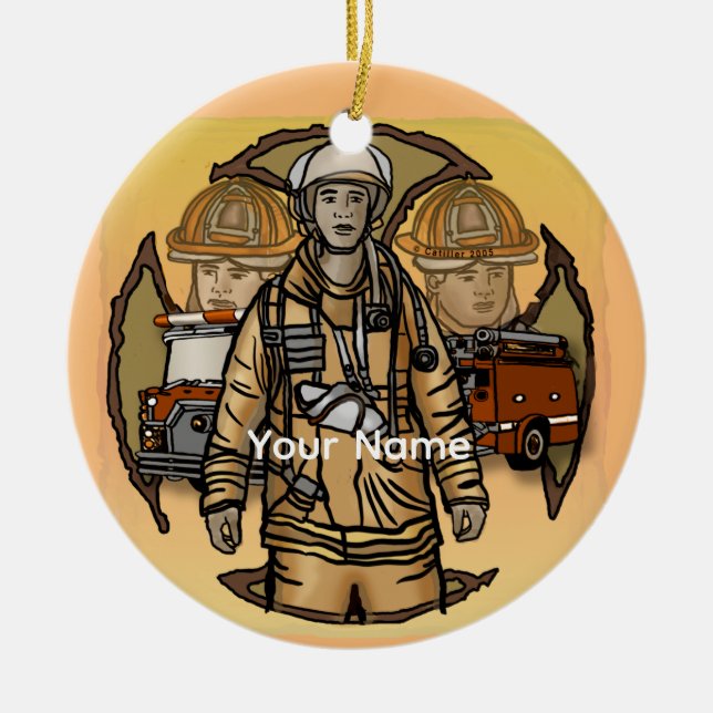 So Ready Firefighters  ornament (Front)