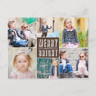 SO RETRO   HOLIDAY POST CARD