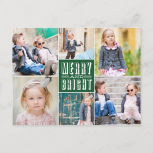 SO RETRO   HOLIDAY POST CARD