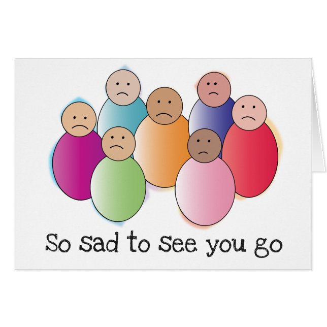 So Sad to See You Go (Front Horizontal)